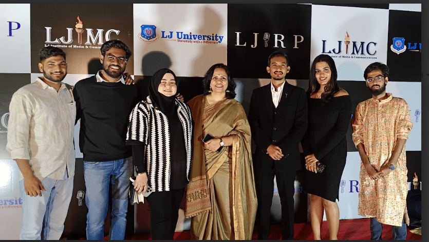 L J Institute of Media and Communications Ahmedabad Totha Party 2024 photo 1